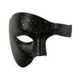thumbnail image 4 of Wisewang Wide Application Half Face Mask For Various Occasions Half Face Masquerade Masks Made With Plastic Black gold dot 5Set, 4 of 6
