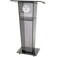 thumbnail image 2 of Kingdom KLVTGP Personalized Vail Podium - Acrylic Gray Lectern, 2 of 3