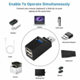 thumbnail image 1 of 4 Pcs Hub USB 3 Ports Mini USB3.0 Distributeur de Hub Haute Vitesse pour PC Ordinateur Portable Disque U Lecteur de Carte Mobile, 1 of 3