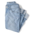 thumbnail image 2 of The Children's Place Girls Ripped Roll Cuff 90s Straight Jeans, Sizes 4-16, 2 of 4
