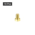 thumbnail image 3 of Unique Bargains Brass Hex Bolts, M5x8mm 10 Pack Fully Thread Grade 4.8 Machine Screws, 3 of 4
