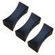 thumbnail image 1 of 3 soportes para palillos con forma de almohada, para cucharas, tenedores y vajilla (negro), 1 of 5