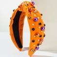 thumbnail image 2 of Halloween Headband Korean Style Simple Fabric Knotted High Skull Top, 2 of 2