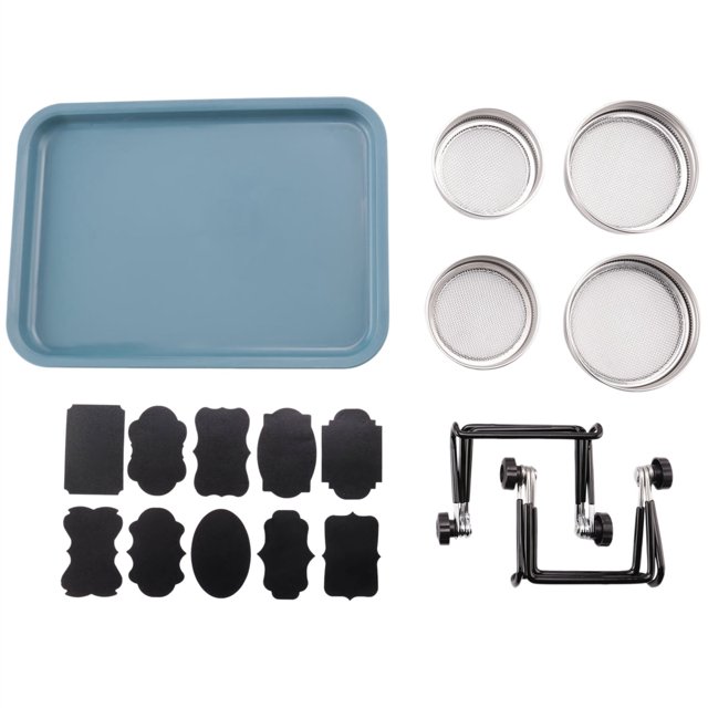 Kit de brotación, 4 tapas de brotación de acero inoxidable
