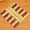 A, variant on Japceit Round Square Wooden Heat Insulation Pads, Bamboo Cookware Mat Set, Table Heat Shield Ornament for Dining Kitchen Desktop, Coaster Trivet