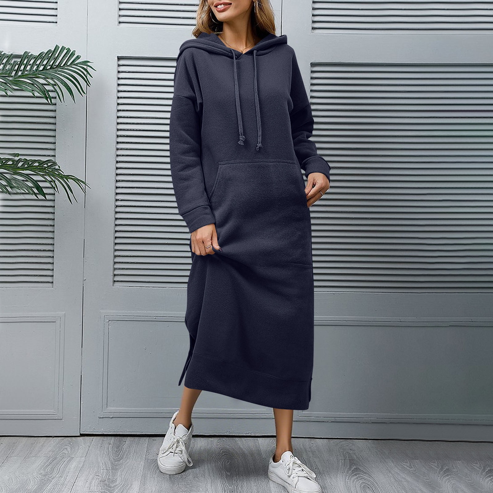 fleece lined sweater dress Norwegian Striped Fleece-Lined Sweater Dress