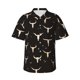 thumbnail image 1 of Fotbe Cow Skulls Camisa Hawaiana para Hombre Unisex – Camisa Casual de Verano con Botones de Manga Corta de Algodón y Lino,3X-Large, 1 of 7
