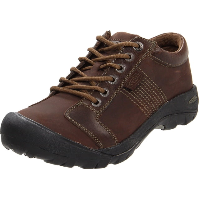 Zapatos KEEN Austin Oxford de cuero de caña baja marrón 11 US