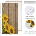 thumbnail image 2 of Stylish Beautiful Three Sunflowers on Wooden Board 2-Pack Soft Highly Absorbent Fluffy Guest Decor Hand Towels, Multipurpose for Bathroom, Hotel, Gym and Spa (14" x 28",Brown), 2 of 5