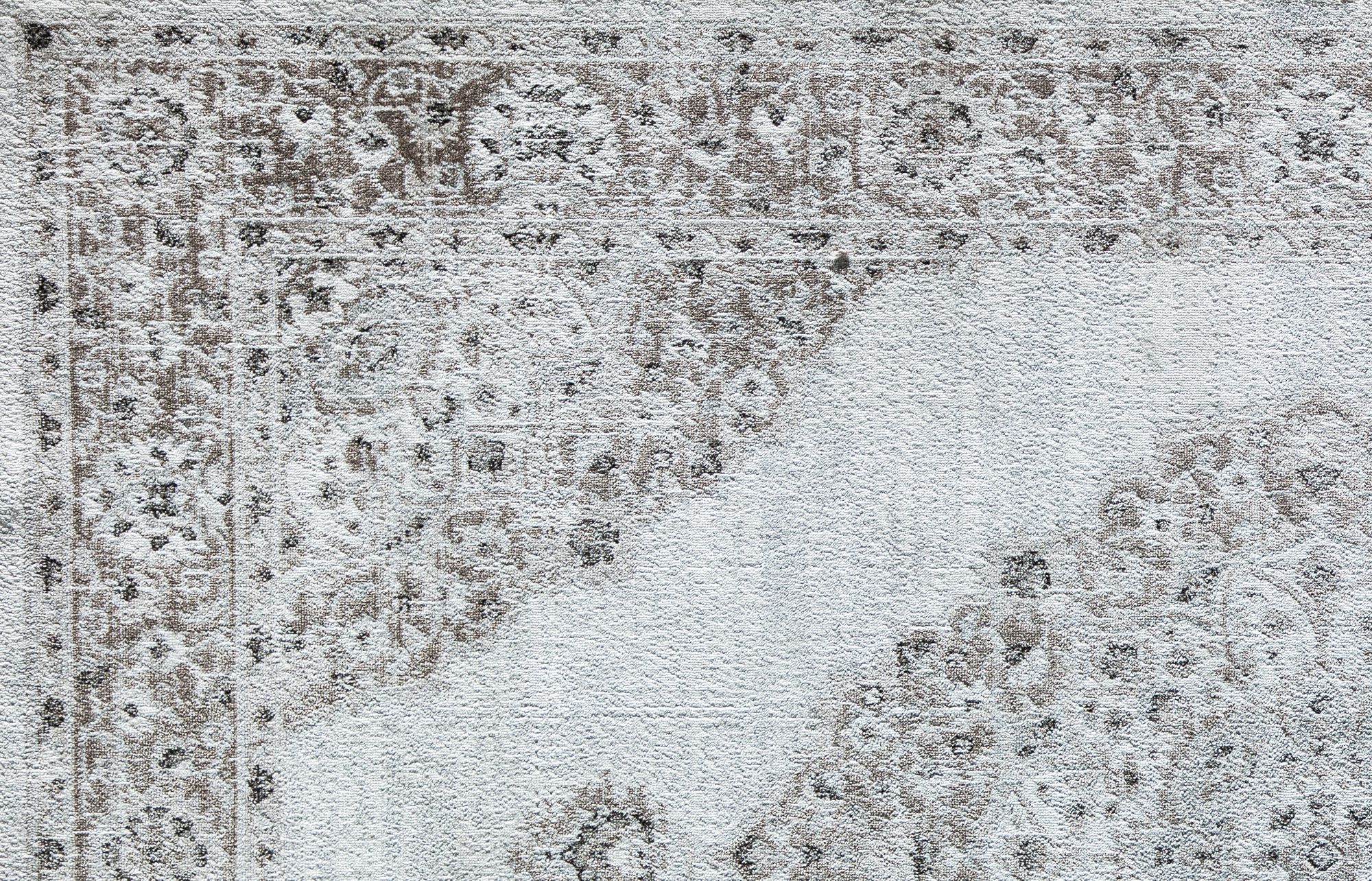 Rugs America Silas SM30C Natural Linens Abstract Vintage Gray Area Rug, 8'0"X10'0"