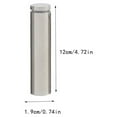 thumbnail image 2 of Justharion Advertising Screw Standoff Durable Streamlined Design Glass Mirror Nail Nut Wall Hanging Bracket Strong Bearing Capacity 19x120mm 1Set, 2 of 6