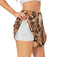thumbnail image 3 of Lsque Dog Printed Women's Running Shorts with Liner Pockets,Elastic Quick Dry Workout Athletic Gym Yoga Shorts,Womens High Waist Shorts-XX-Large, 3 of 9