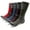 Olive, Purple, Brown, Blue, Red, variant on MIRMARU Men's 5 Pairs Multi Performance Outdoor Sports Hiking Trekking Crew Socks