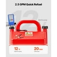 thumbnail image 3 of VEVOR Chariot à Carburant 16 Gallons Réservoir de Carburant Portable avec Pompe de Transfert Électrique 12V DC, 3 of 9