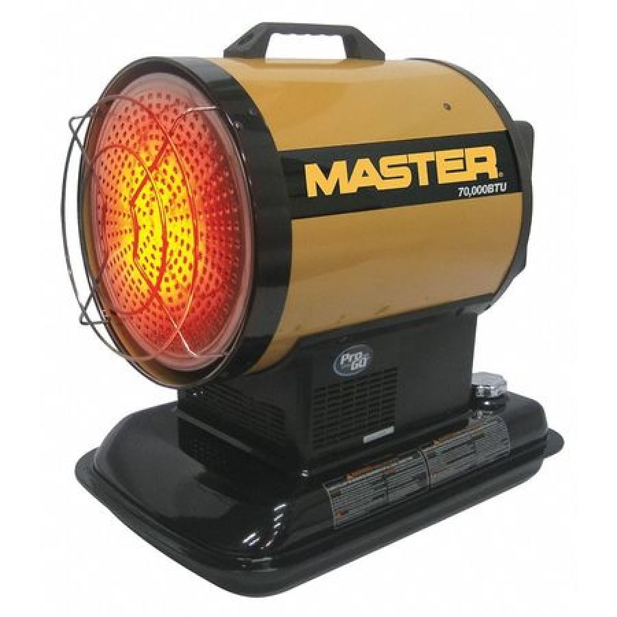 MASTER MH80OFR Oil Fired Radiant Heater, 80,000 BtuH, 1,750 sq ft