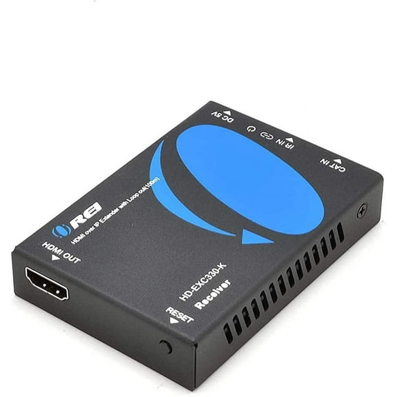 OREI HDMI Extender Over Single CAT5e/CAT6 Cable One to Many 1080P With IR Remote - Up to 330 Ft - ProLNK Tecnhology (Receiver Only)