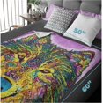 thumbnail image 3 of Dawhud Direct Colorful Wolf Fleece Blanket for Bed, 50" x 60" Dean Russo II Wolf Fleece Throw Blanket for Women, Men and Kids - Super Soft Plush Wolf Blanket Throw, 3 of 6