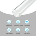 thumbnail image 3 of Acrílico Tubo Transparente Rígido Redondo Tubo 42mm ID 45mm OD 10" para Lámparas y Linternas, Agua Refrigeración Sistema, 3 of 6