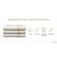 thumbnail image 3 of Pool Towels Gold Stripe/White 100% Cotton 30x60 Lightweight Quick Dry (9), 3 of 8