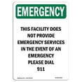 thumbnail image 1 of SignMission OS-EM-A-1824-V-10546 Panneau d'Urgence OSHA de 18 x 24 Po - Cette Installation Ne Fournit Pas, 1 of 1