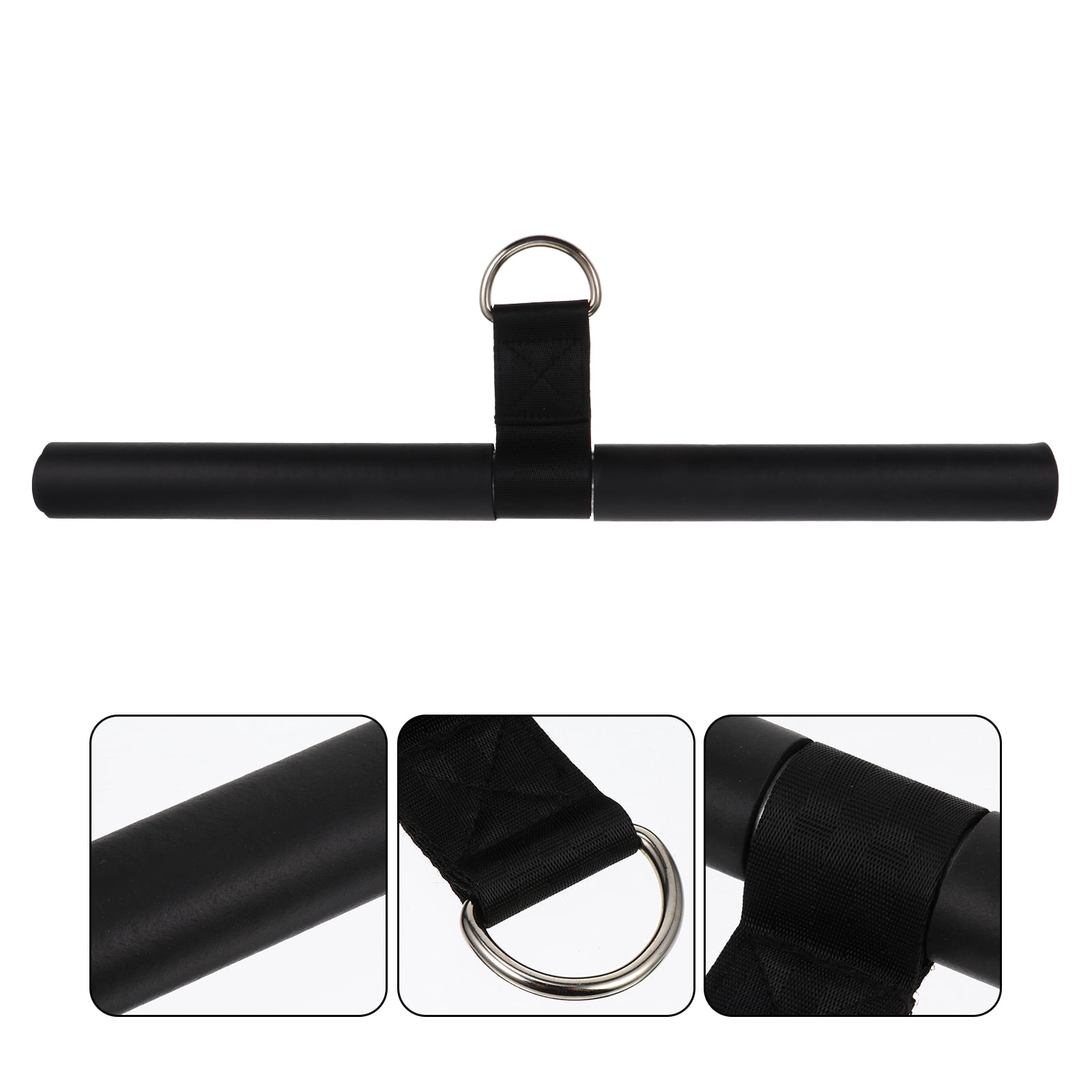 2 Pcs Rotating Cable Handles Gym Tie Rod Pull down Bar Fitness