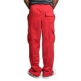 thumbnail image 3 of Sinhoon Men's Urban Straight Leg Jogger Cotton Fleece Cargo Pocket Sweat Pants, 3 of 6