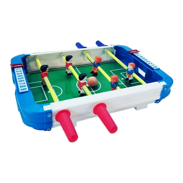 Mini futbolín compacto kusrkot Juego de fútbol de mesa Amarillo