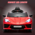 thumbnail image 6 of M optimized 12V Kids Ride on Car, Battery Powered Car Electric Sports Car Toy with Remote Control, Visual Dashboard, LED Lights, Music, Gifts for Boys Girls 3+ Years, 6 of 7