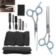 thumbnail image 5 of Juego de tijeras de corte de pelo de salón ABS + juego de tijeras de corte de pelo duras de acero inoxidable hermosas 12 piezas para peluquería para el hogar para salón para ANGGREK Otros, 5 of 8