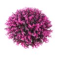 thumbnail image 4 of Bola de césped artificial de 30 cm, planta de plástico, adorno de paisajismo de césped interior simulado para oficina en casa (rosa), 4 of 6