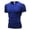 Blue, variant on Hazel Tech Men compression T Thirt Casual Short sleeved T shirt Slim Brand Casual T shirts Elasitc Quick Dry Athletic Running Gym Workout Short Sleeve Tee Tops