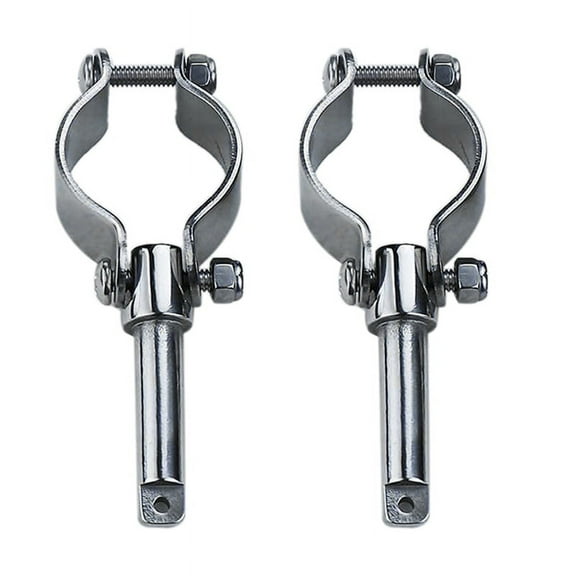 Boat Stainless Steel Row Lock Side Mount Line Oar Socket Marine Yacht (2 Per Pack)