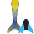 thumbnail image 1 of Nouvelle Queue de Sirène Compatible Filles et Garçons, Monofin Compatible Natation Incluse, 1 of 2