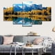 thumbnail image 2 of 5 Paneles Abstracto Cartel HD PVC Pintura Hogar Pared Arte Decoración Paisaje Paisaje Serie Colinas verdes continuas, 2 of 7