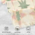 thumbnail image 5 of Yayeee 2 Pack Hand Towels for Bathroom 100% Cotton 16" x 28" Soft Absorbent Kitchen Towel, Pastel Beige Geometric, 5 of 7