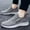 Grey#1, variant on MPWEGNP Shoes Men Spring And Summer Sports Flat Bottom Light Slip On Elastic Comfortable Casual Style Mens (Black 10)