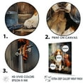 thumbnail image 3 of Designart "Melodic Basset Hound" Animals Dog Floater Framed Wall Art Prints, 3 of 5