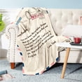 thumbnail image 3 of Yibo Daughter Birthday Gift Blanket Flannel Soft and Comfortable Anti-static Bed Sofa Blanket, 3 of 7