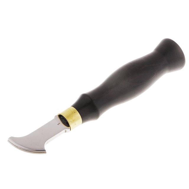 Bruñidor Borde Varilla De Molienda Palo Pulidor de material cuero Borde Leathercraft Artesanías DIY 1 mm Gloria Embarcaciones Edge Creaser Craft