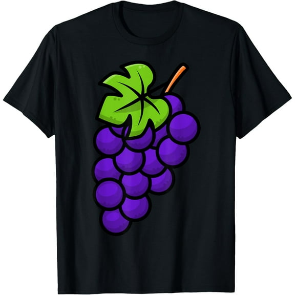 Cute Purple Grapes Costume For Kids and Toddlers T-ShirtPure cotton short-sleeved shirts for both men and women
