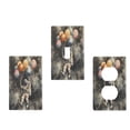 thumbnail image 7 of Yayeee Duplex Wall Plate 1-Gang 4.5"x2.7" Home Receptacle Light Switch Decorative Outlet Cover, Watercolor Space, 7 of 7