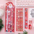 thumbnail image 1 of Vadktai Christmas Stationery Gift Set, Christmas Goodie Bag Fillers, Include 4 Christmas Pencil, Eraser, Ruler, Sharpener, Christmas Decoration Set, Stationary Gift Set Christmas, 1 of 5
