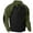 Army Green2, variant on BLVB Mens Corduroy Sweatshirts Color Block Lapel Collar Button up Pullover Mock Neck Long Sleeve Sweaters Tops Red