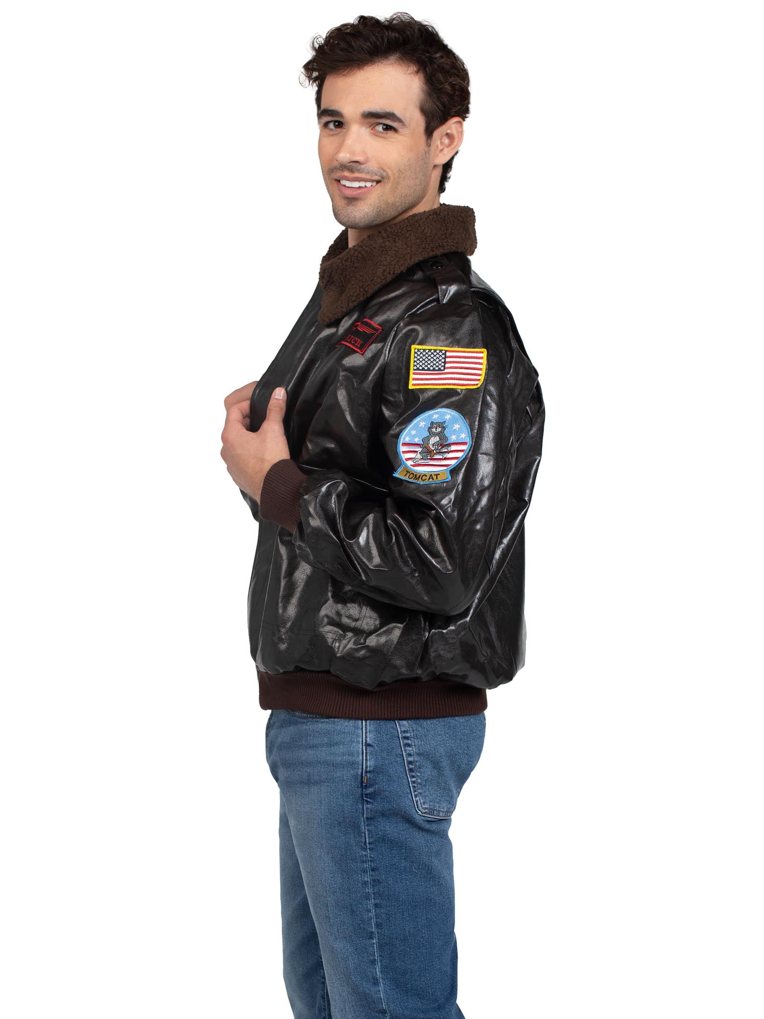 Leg Avenue Men's Licensed Top Gun Bomber Jacket - Walmart.com