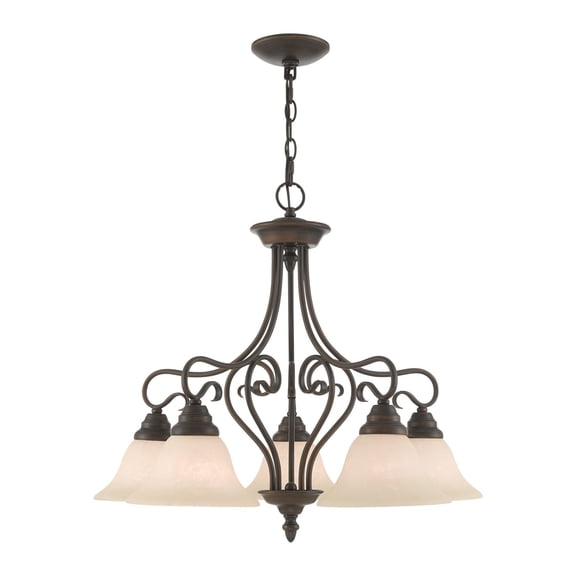 Livex Lighting Coronado Chandelier in Imperial Bronze
