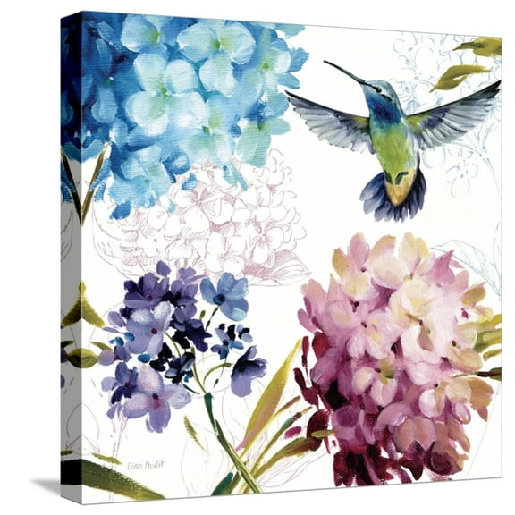 Art.com Spring Nectar Square III Stretched Canvas Print Wall Art by Lisa Audit, 16" x 16"