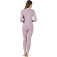thumbnail image 5 of Thermal Underwear Set for Women Long Johns Set with Fleece Lined, 5 of 7