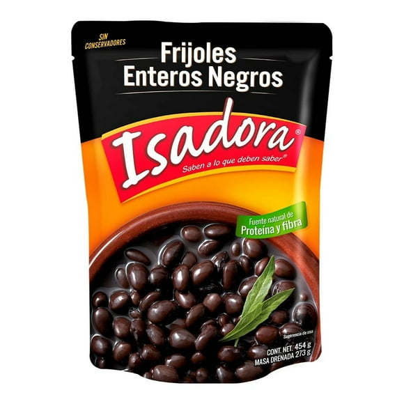 Frijoles negros Isadora enteros 454 g