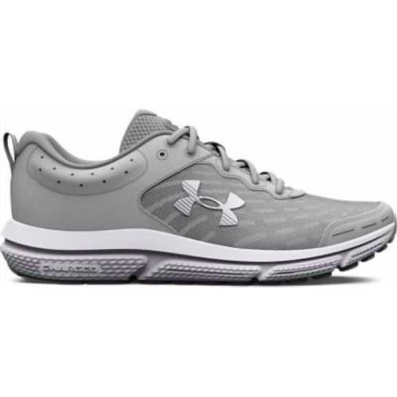 Under Armour Men's UA Charged Assert 10 Wide (4E) Running Shoes Mod Gray/Mod Gray/White - 3026176-100