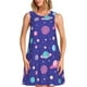 thumbnail image 1 of Fotbe Space Vestido de Verano sin Mangas para Mujer – Vestido Midi Línea A, Estilo Camiseta Floral, Vestido Playero Casual y Fluido, 1 of 7